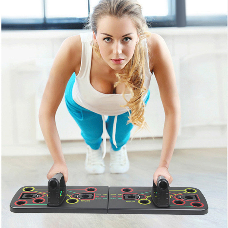 9-in-1 Push Up Board with Multifunction Body Building Fitness Exercise Tools