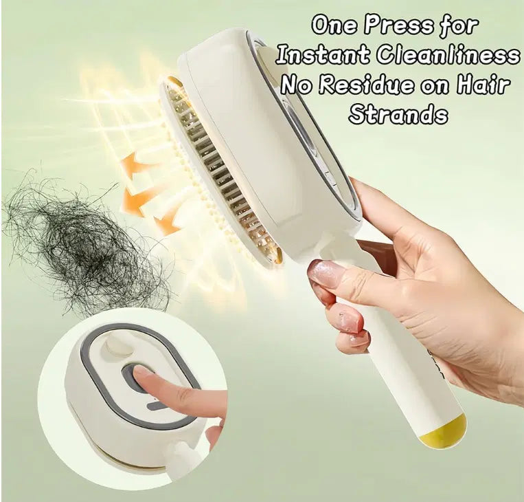 3-in-1 Scalp Spa Rechargeable Hair Spray Comb – Scalp Massager & Hair Care Brush, Pack of 1